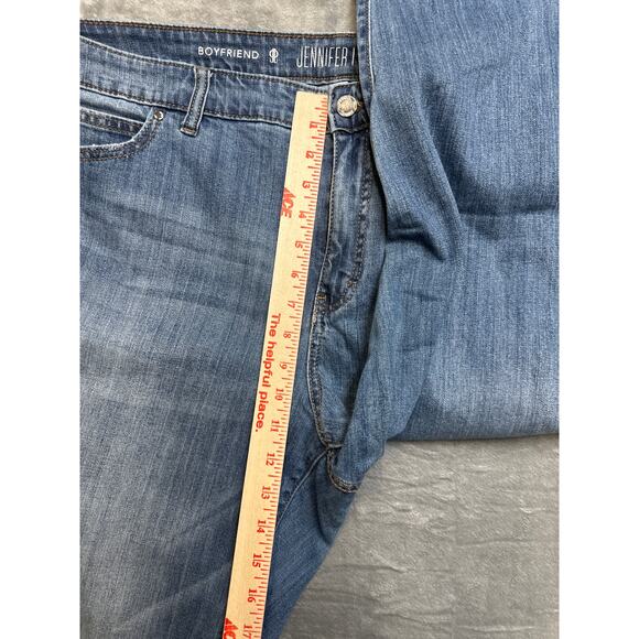 Jennifer Lopez Distressed Boyfriend Jeans Women's Size 20W Blue Denim - Picture 4 of 13